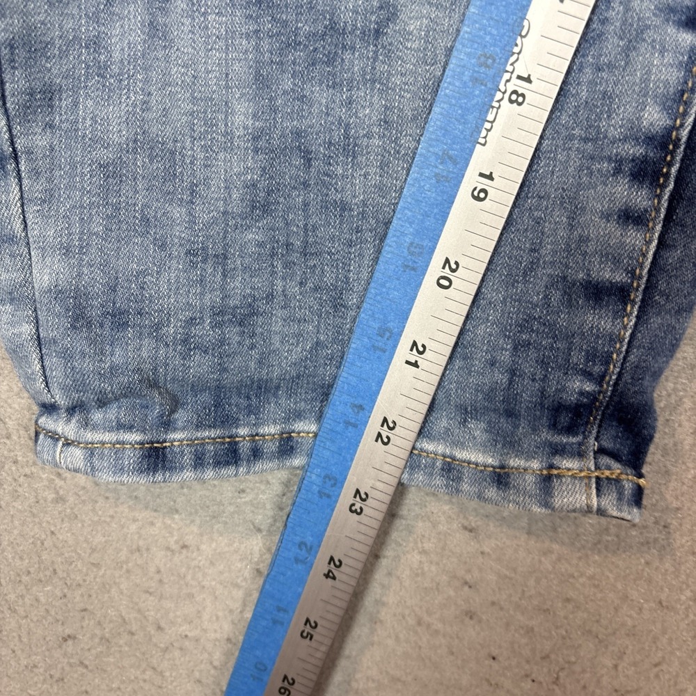 Maurices M Jeans Mid Rise Capri 18 Light Wash Blue Stretch Women 18W - Picture 8 of 11